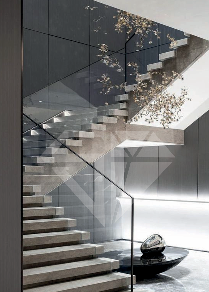 Balustradă — Model 10 — Balustrade la comandă, Sticlă & Piatră