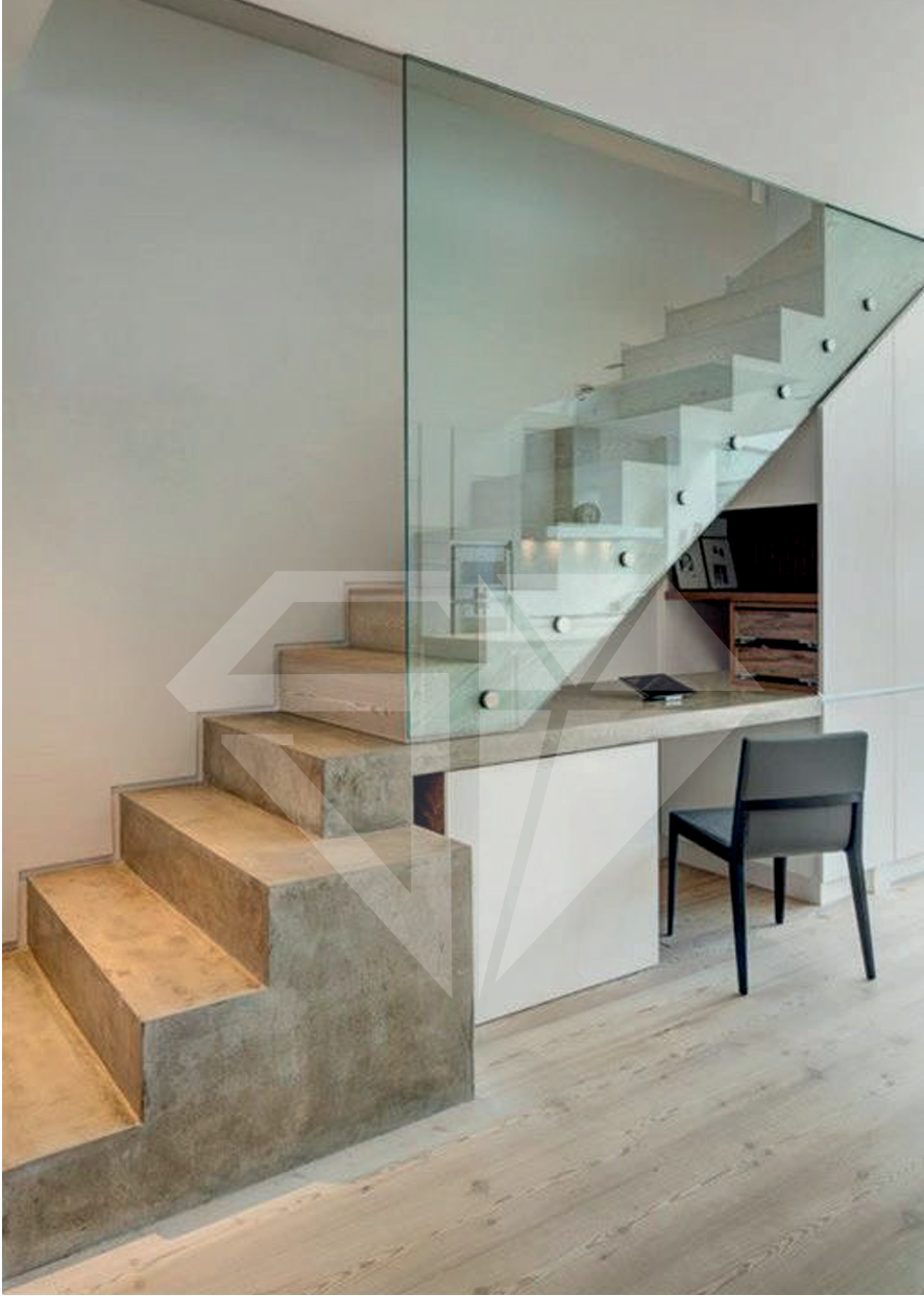 Balustradă — Model 12 — Balustrade la comandă, Sticlă & Piatră