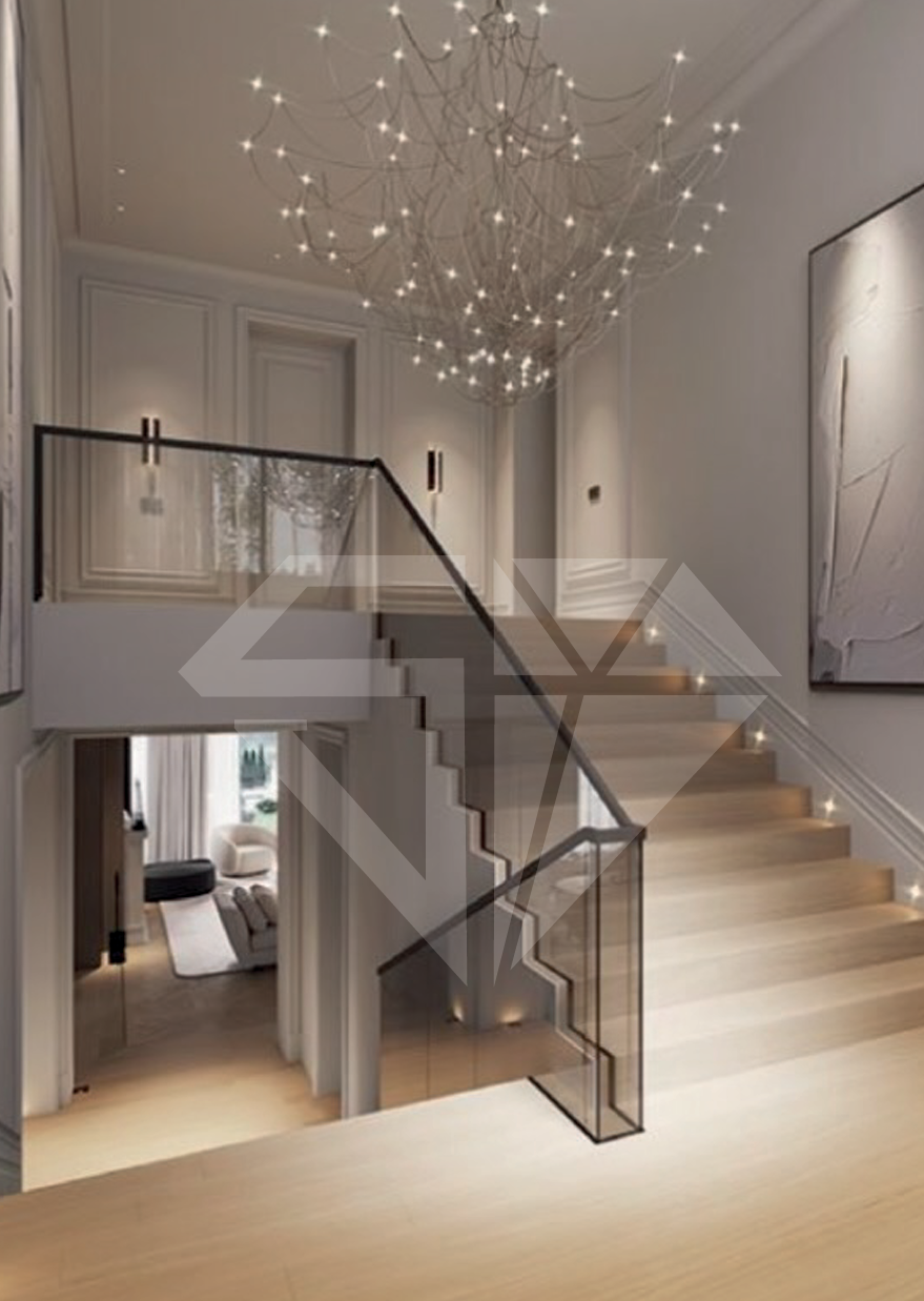 Balustradă — Model 15 — Balustrade la comandă, Sticlă & Piatră