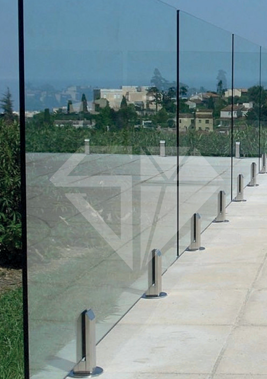 Balustradă — Model 7 — Balustrade la comandă, Sticlă & Piatră